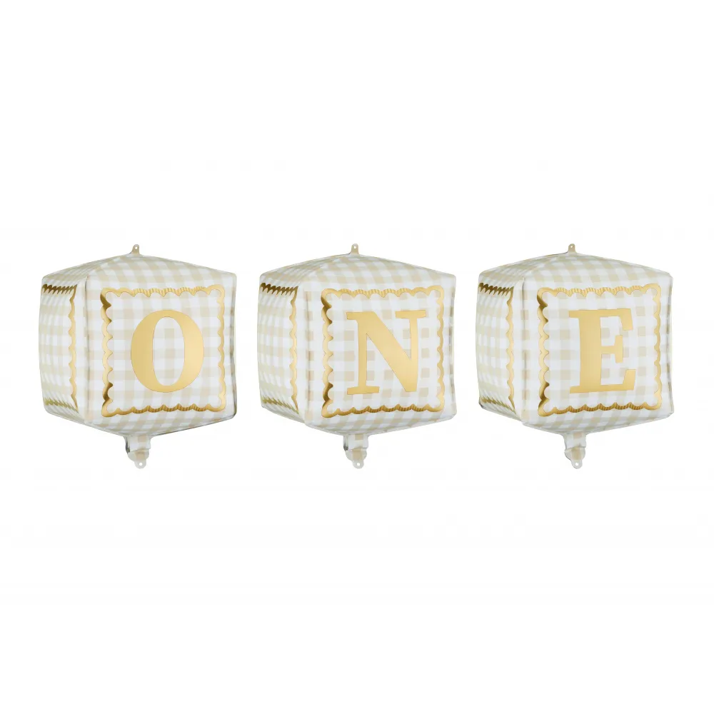 Set 3 Baloane Folie Cuburi 