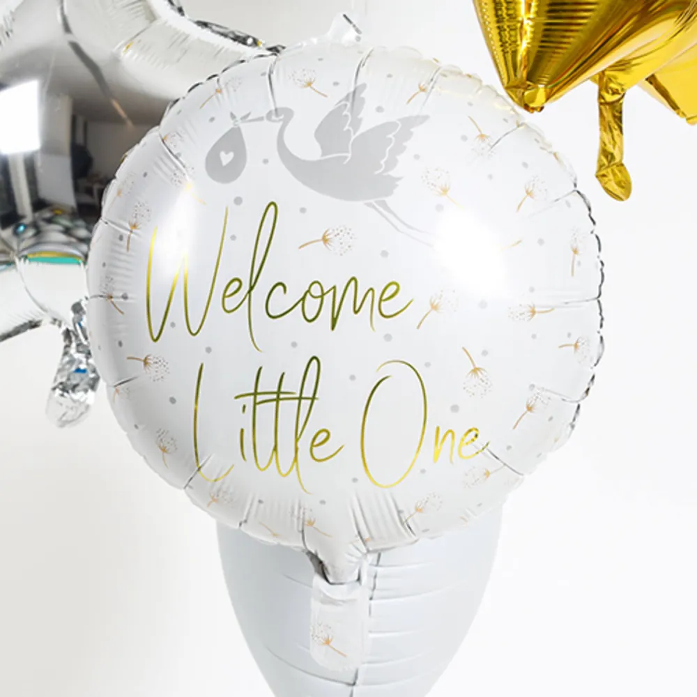 Balon Folie Welcome Little One Barza 45cm
