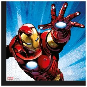Set 20 Servetele Hartie 33x33cm Avengers Evergreen
