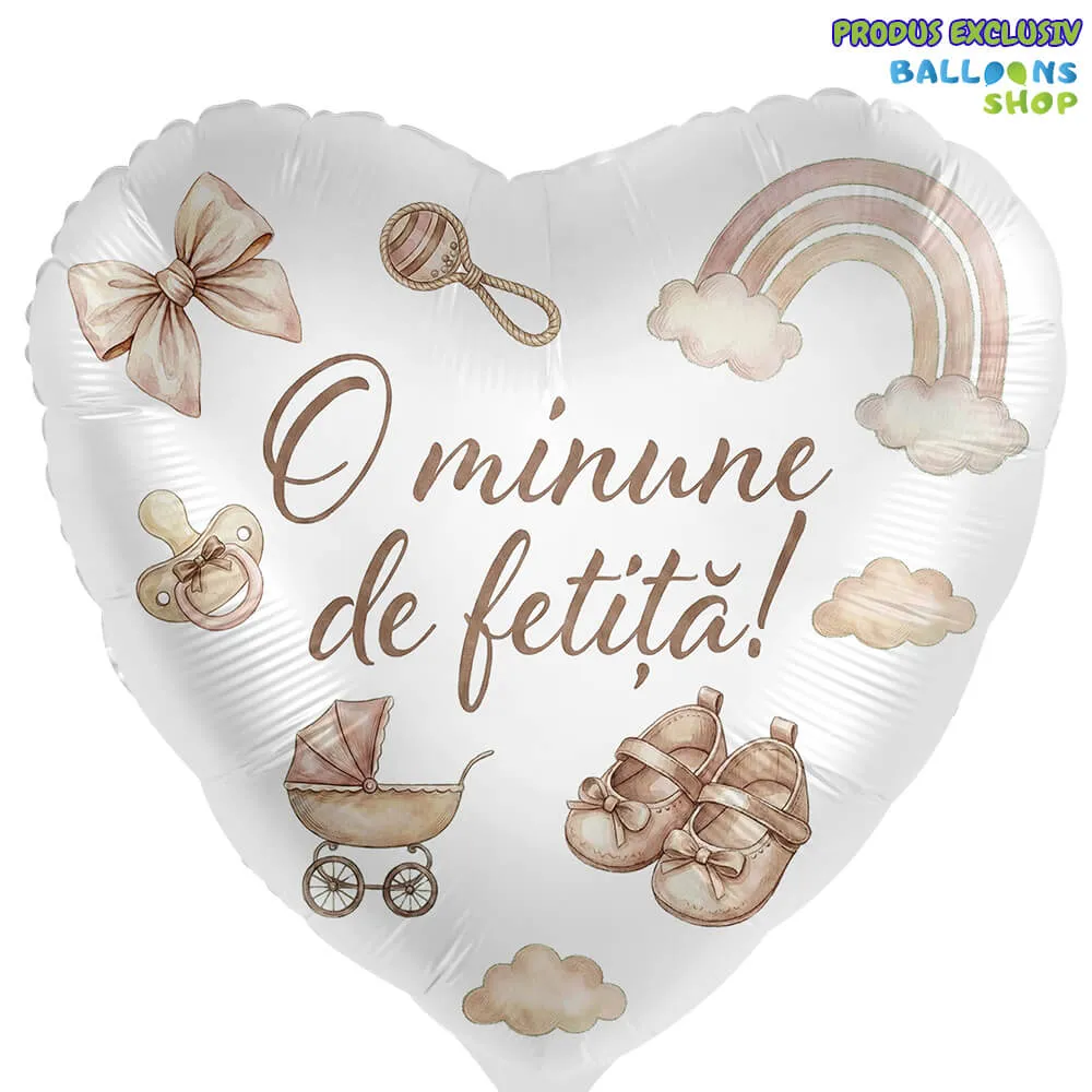 Balon Folie O minune de fetita! 43cm