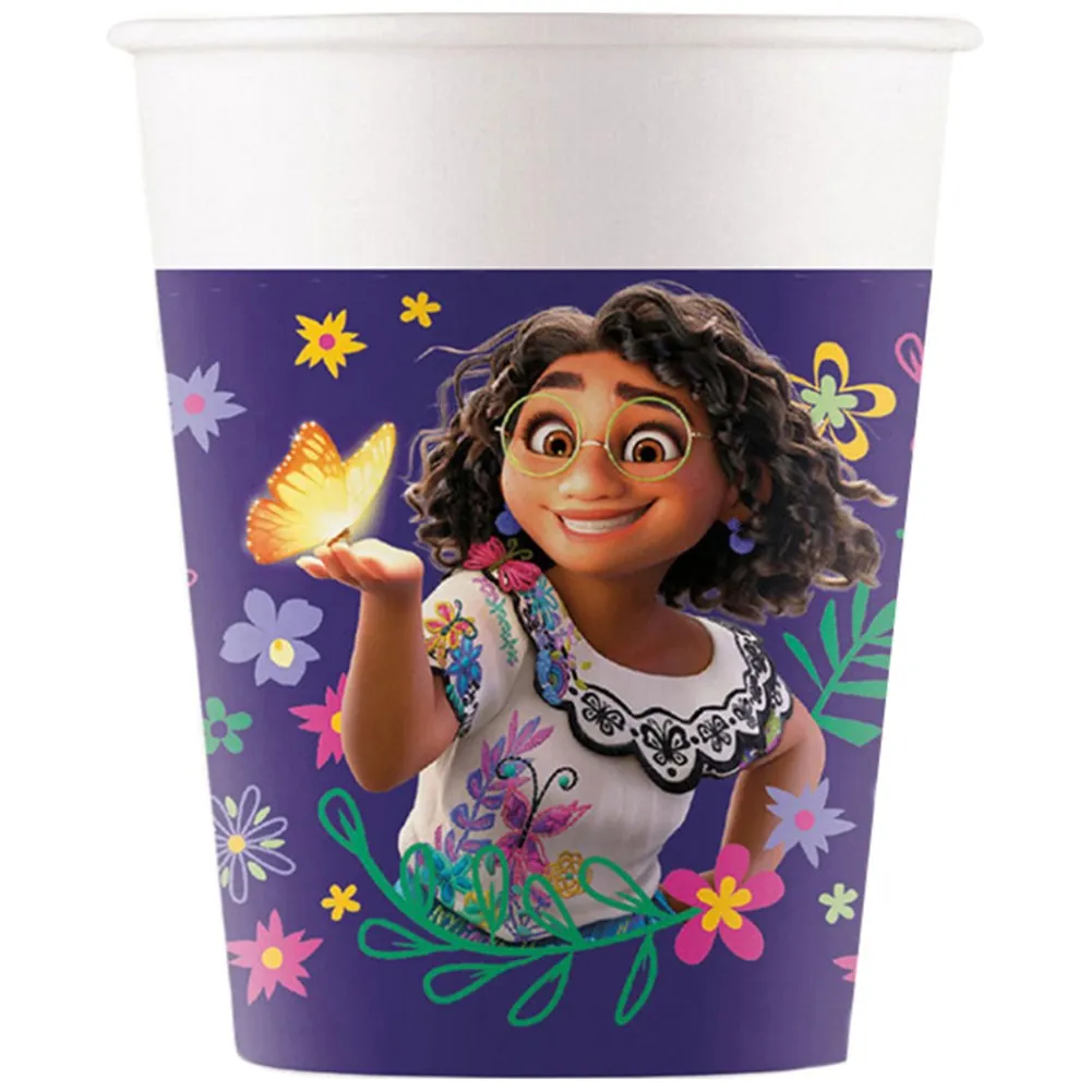 Set 8 Pahare Petrecere Carton 200ml Disney Encanto