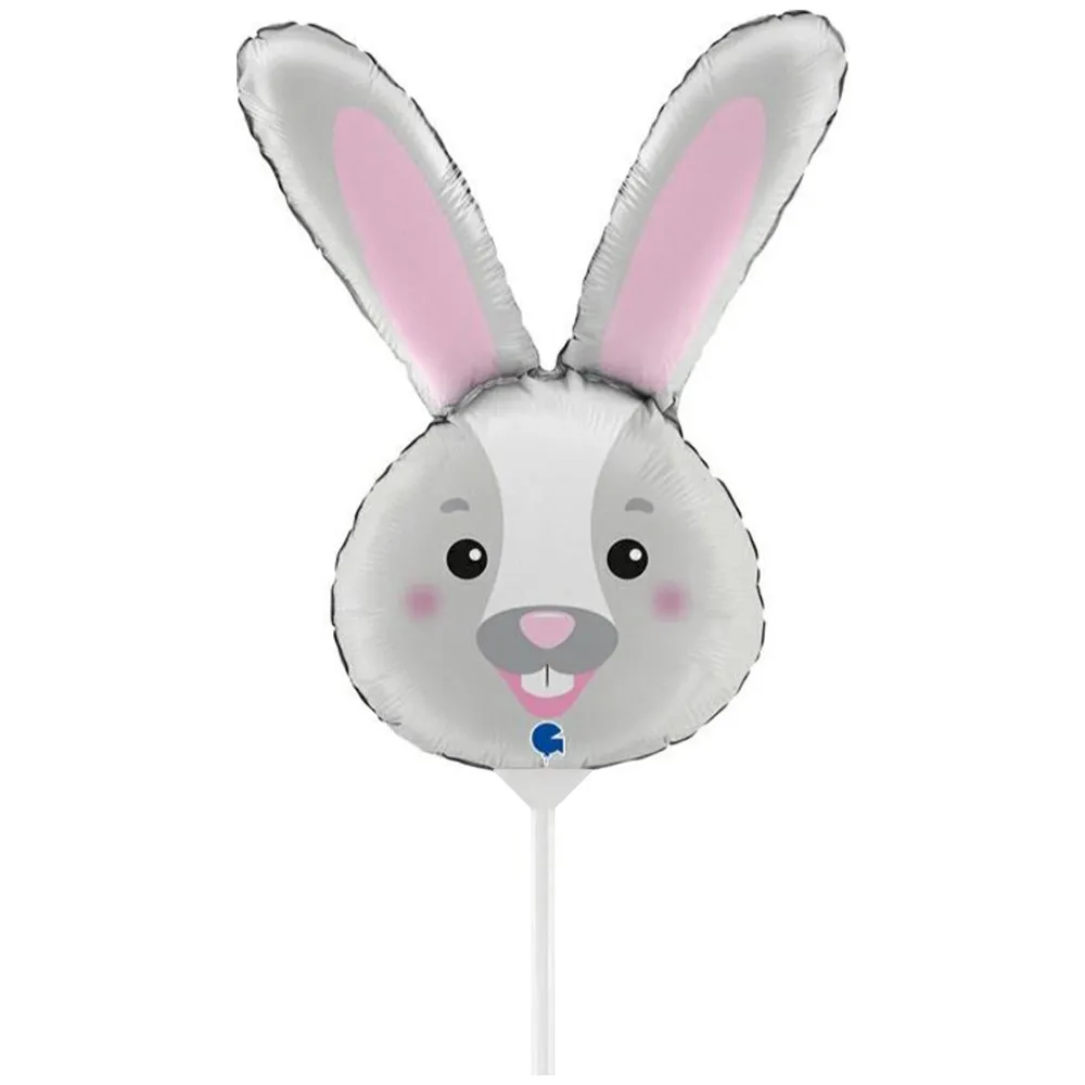 Balon Folie Mini-Figurina Cap Iepuras (AER) 35cm Grabo