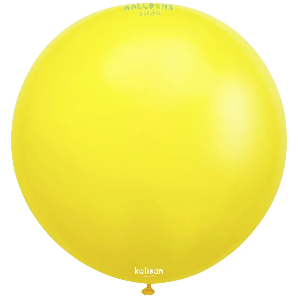 Balon Jumbo Latex 90cm Galben Standard 2315
