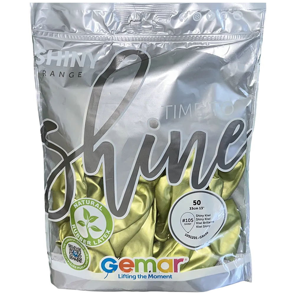 Baloane Latex 33cm Shiny Kiwi GB120.105