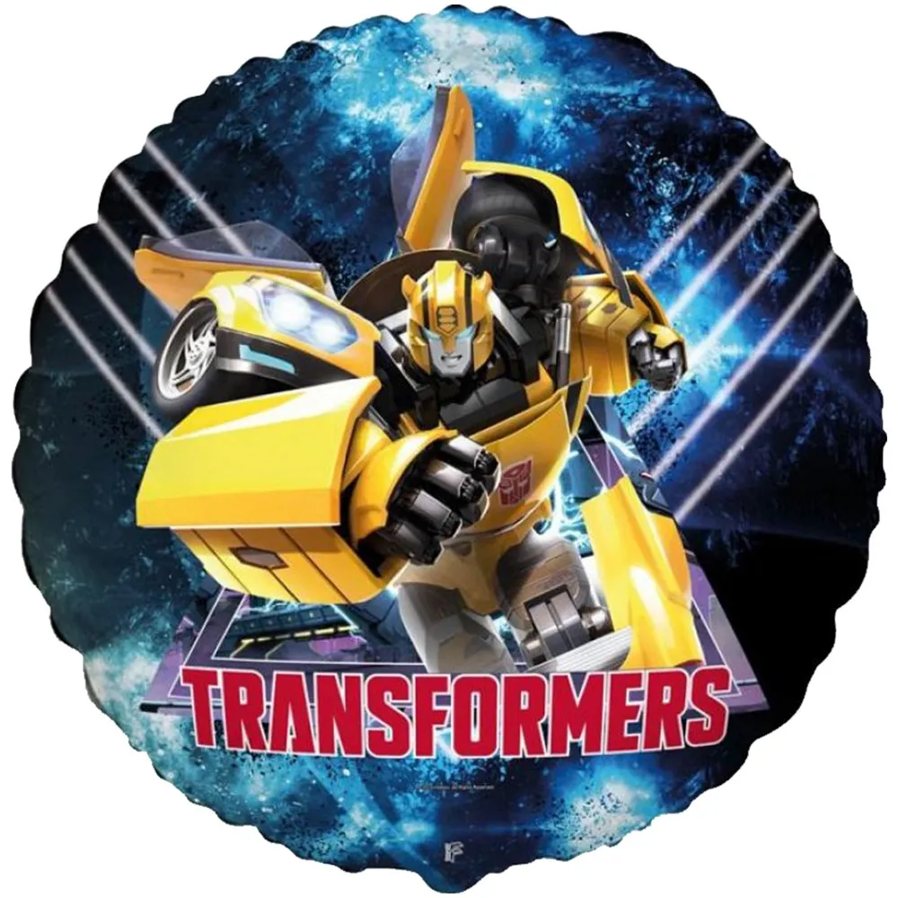 Balon folie Rotund Transformers Bumblebee 45cm