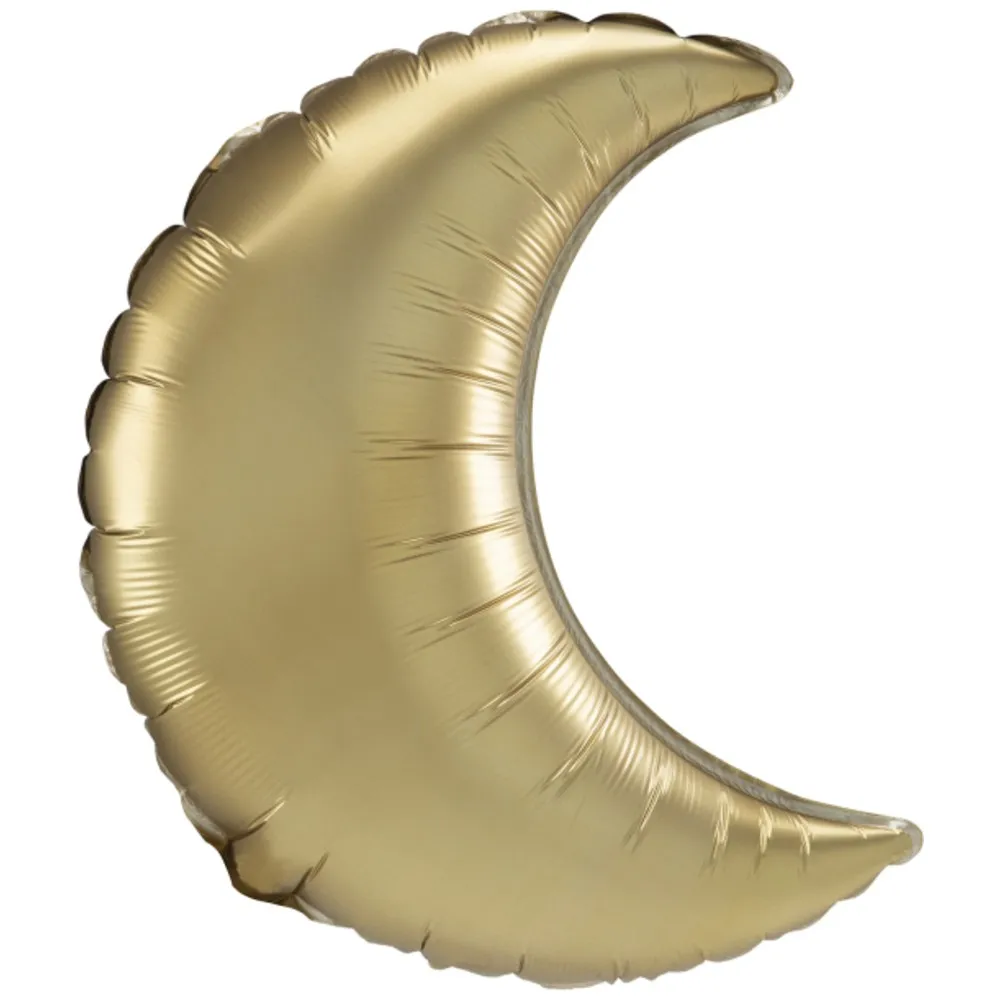 Balon Folie SEMI-LUNA Gold Satin 66cm AMS 41833