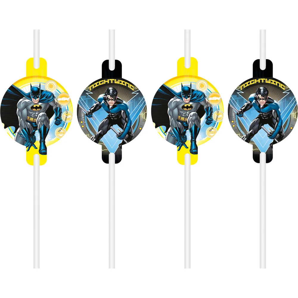 Set 4 Paie de Bautura cu medalion Batman Rogue Rage