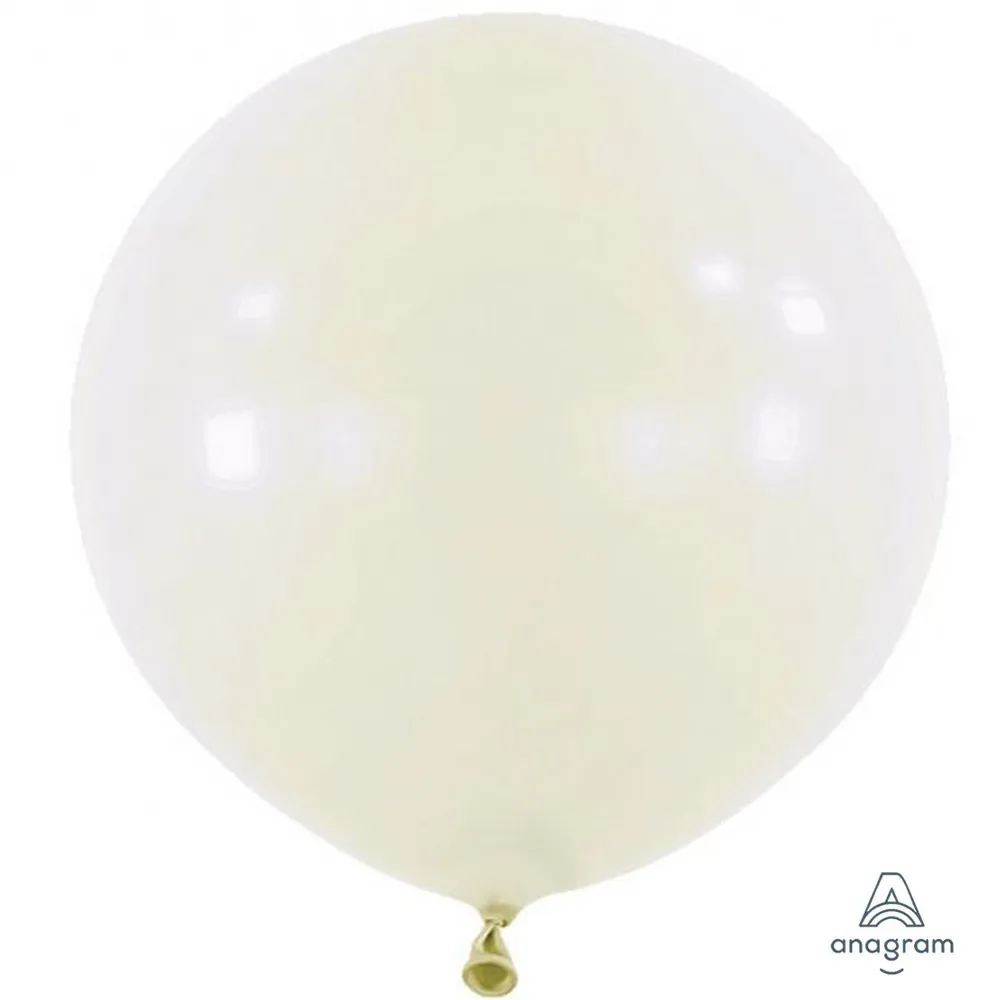 Balon Latex Jumbo 60cm Standard Frosty White ANAGRAM 4804675