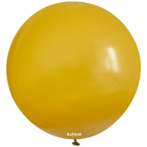 Balon Jumbo Latex 60cm Mustard Retro 8002