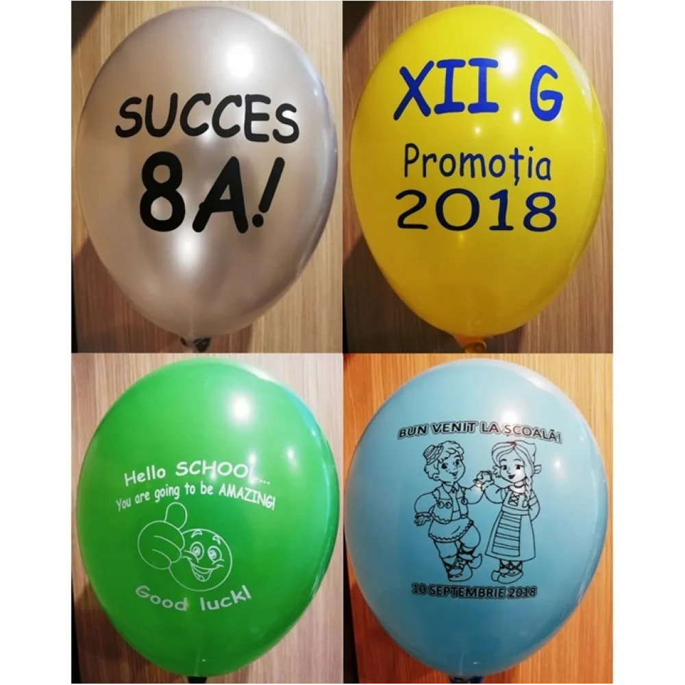 Baloane personalizate Scoala