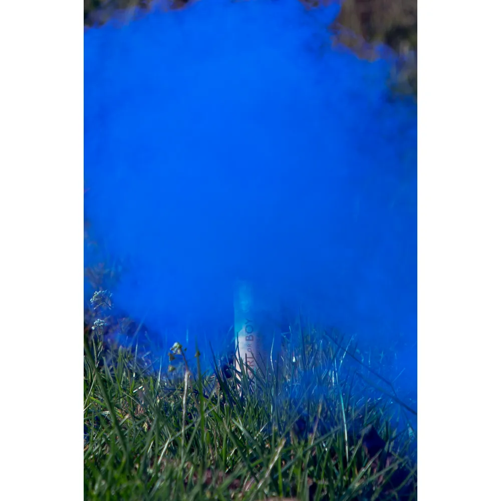 Set 5 Fumigene Gender Reveal It's a Boy Bleu 22.5cm