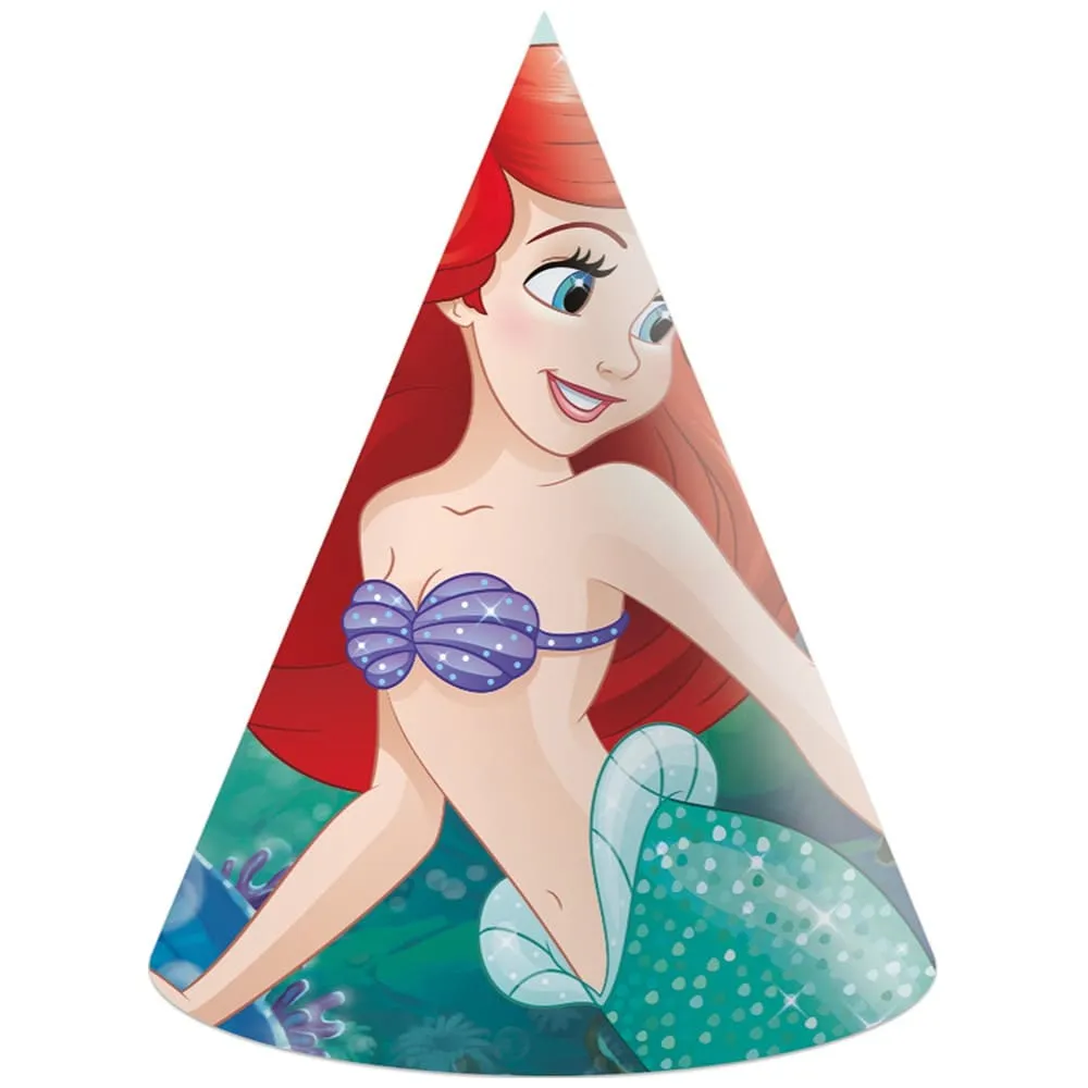 Set 6 Coifuri petrecere Disney Ariel Mica Sirena