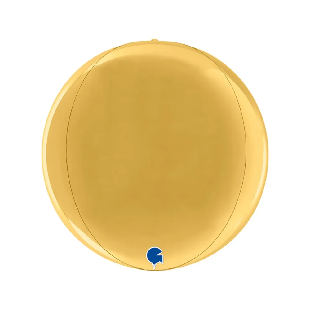Balon Folie Sfera 4D Auriu 29 cm Grabo
