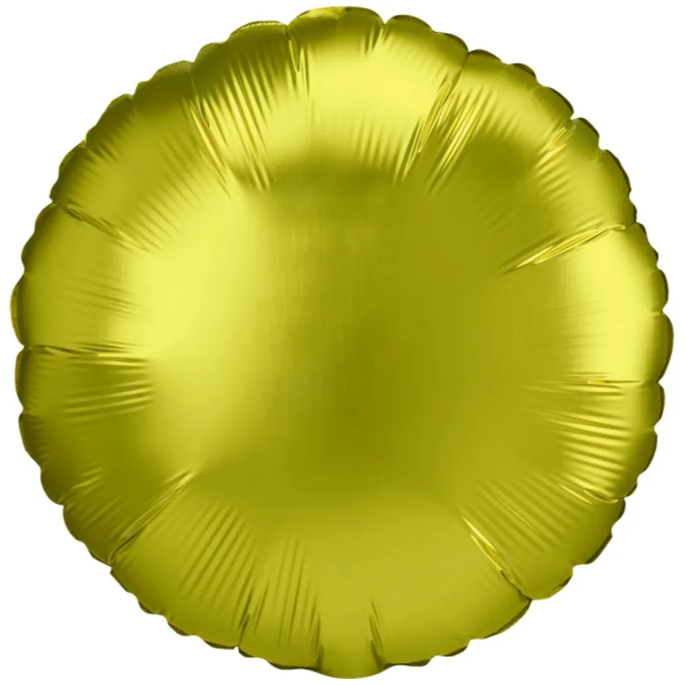 Balon Folie ROTUND Lemon - SATIN Lux 43cm AMS 41881