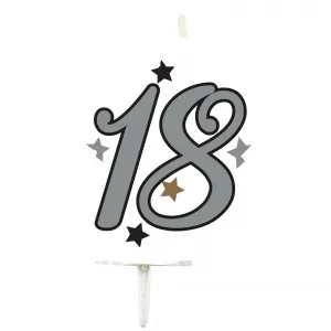 Lumanare Tort Cifra 18 Milestone