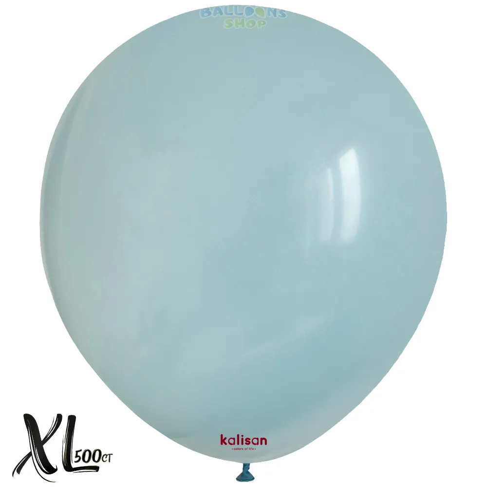 SET 500 Baloane Latex 30cm Blue Glass Retro XL 8004