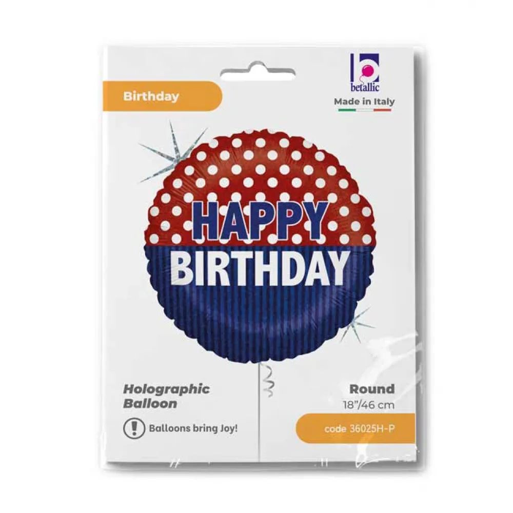 Balon Folie Rotund HB Nautical 46 cm Grabo