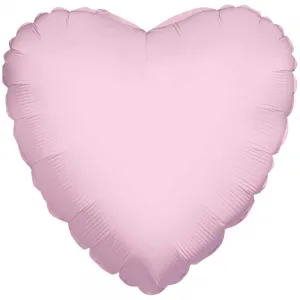 Balon Folie Inima Roz Deschis 45cm