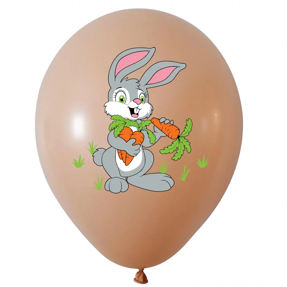 Set 12 Baloane Latex 30 cm Asortate Print Animale de Padure