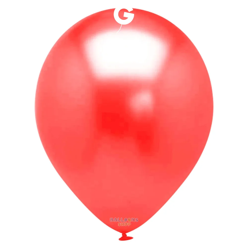 Baloane Latex 26cm Rosu Metalic GM90.32