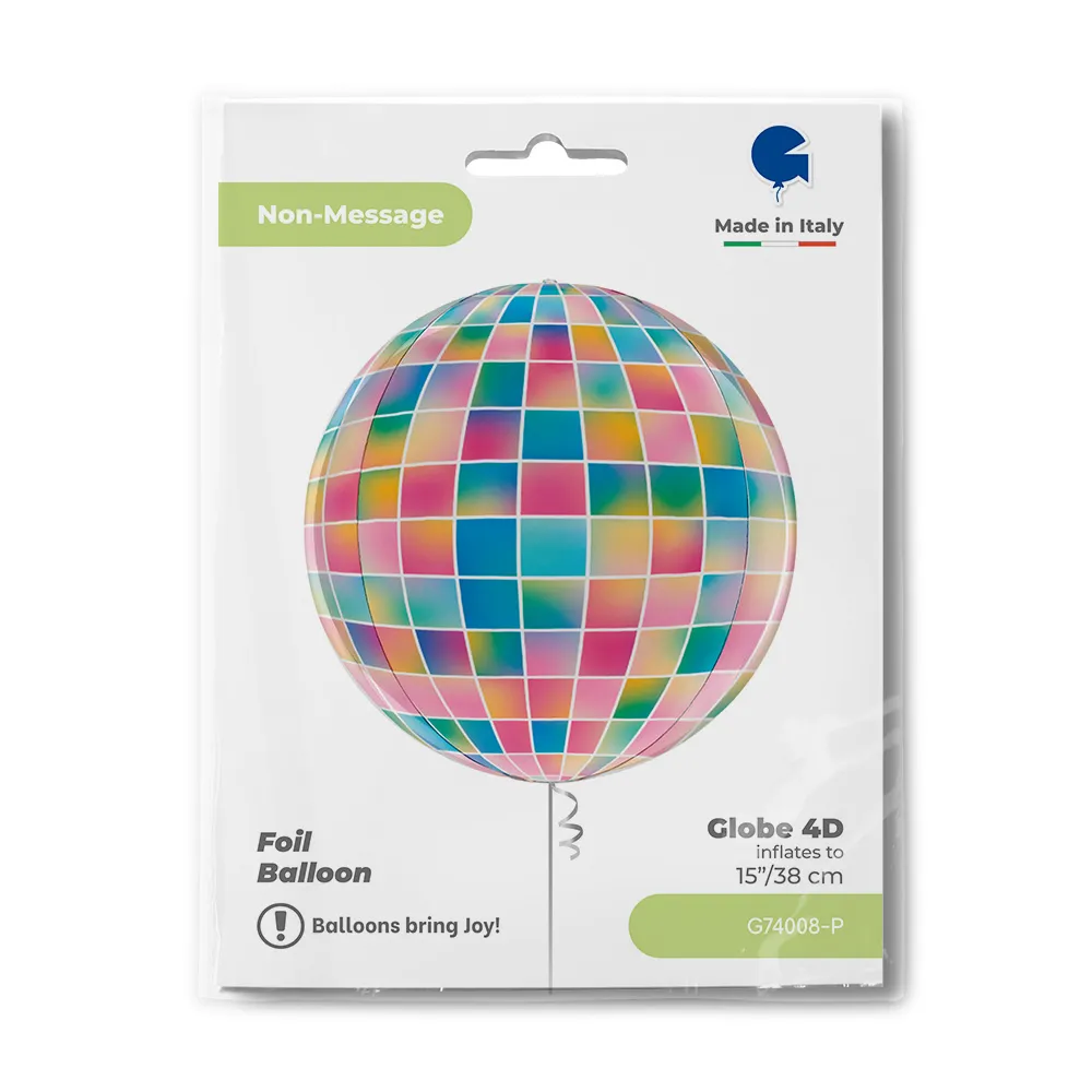Balon Folie Sfera 4D Disco Ball 38 cm Grabo