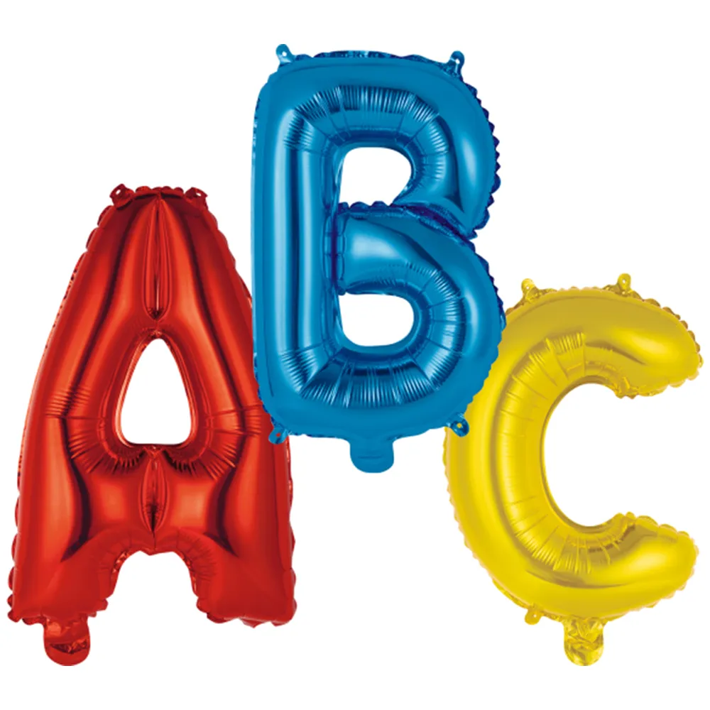 Set 3 Baloane Folie (AER) Mini Litere ABC 30x40cm 9917248