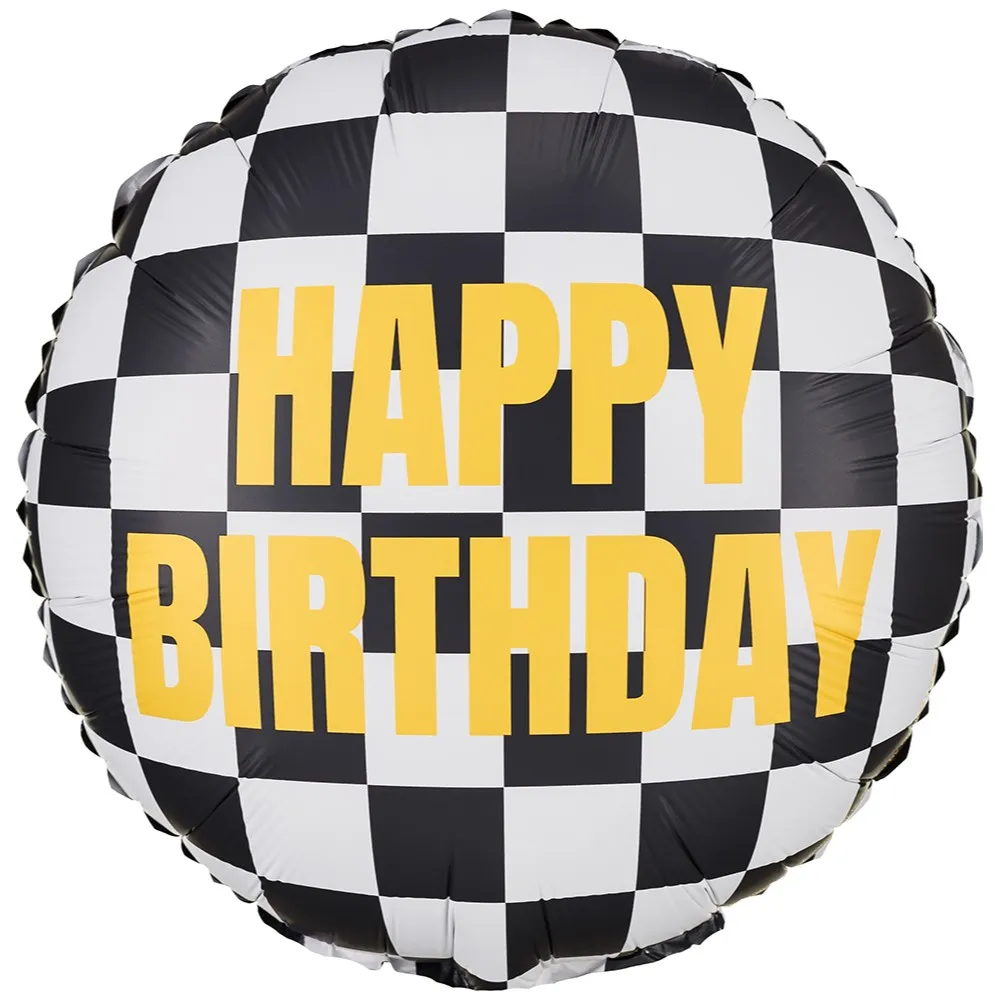 Balon Folie Happy Birthday Curse Masini 45cm