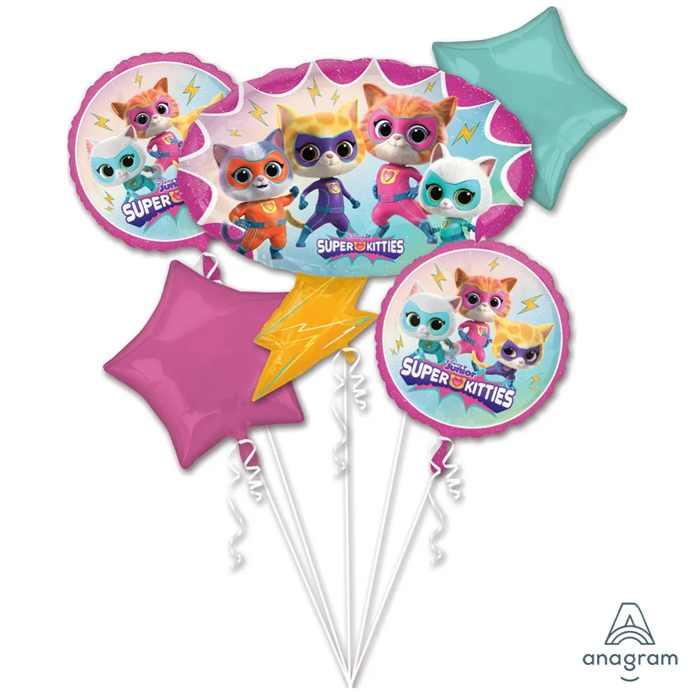Buchet 5 Baloane Super Kitties ANAGRAM 4868101