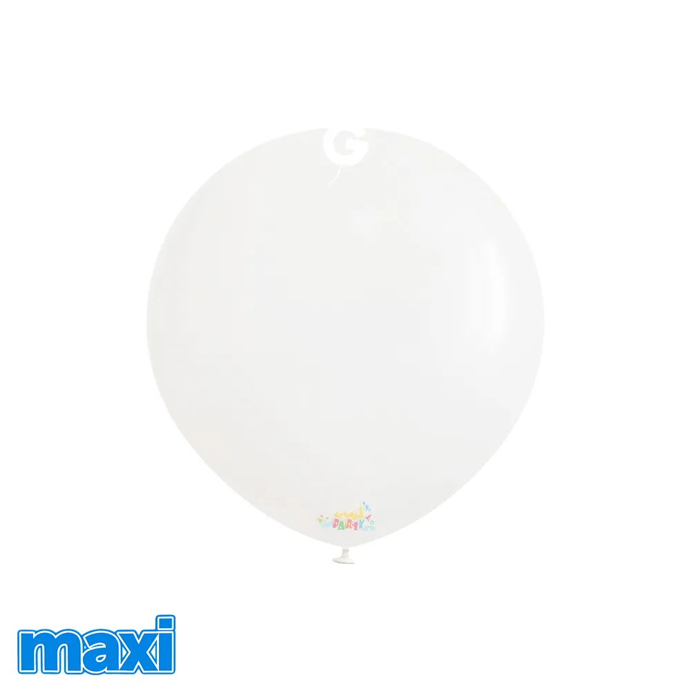 SET 1000 Baloane Latex 13cm Standard Alb MAXI A50.01