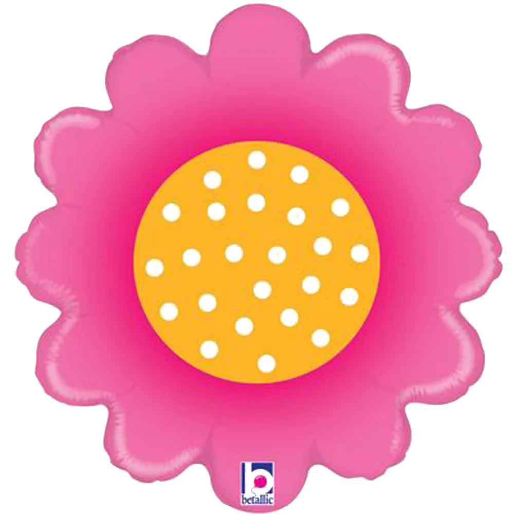 Balon Folie Figurina Floricica Roz 45cm
