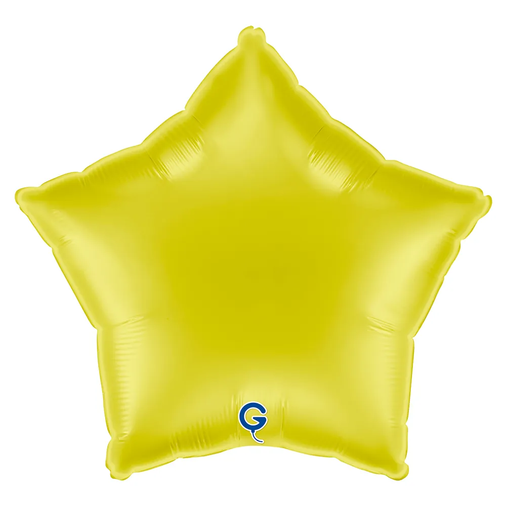 Balon Folie Stea Galbena 46cm