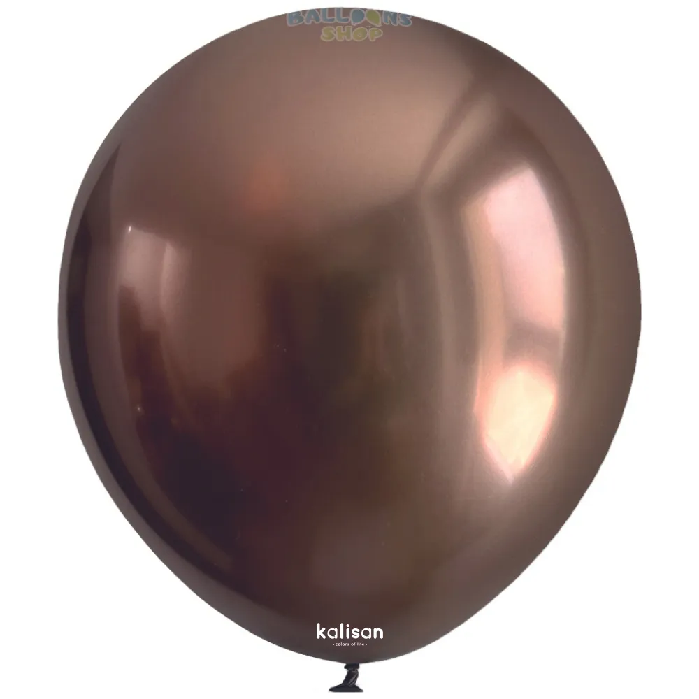 Baloane latex 30cm Mirror Chocolate Kalisan 5014