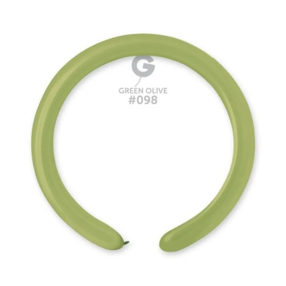 Baloane Latex Modelaj 5/152cm Natural Green Olive D4.Q260.98