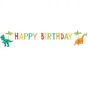 Banner Petrecere Happy Birthday Dino