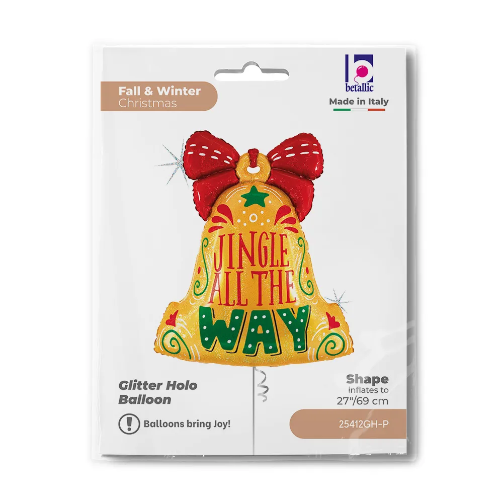 Balon Folie Figurina Clopotel Jingle All The Way 69cm