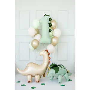 Balon Folie Cifra 1 Dinozaur 92cm