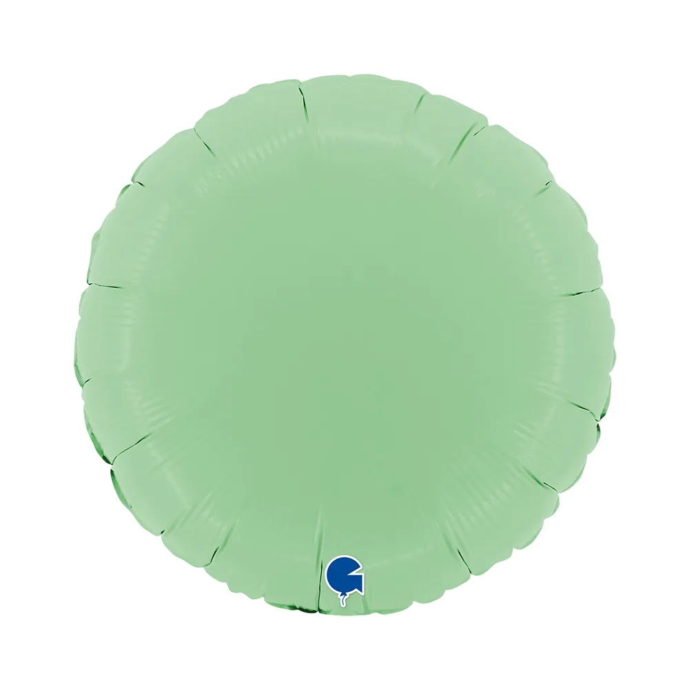 Balon Folie Rotund Verde Mat 46cm