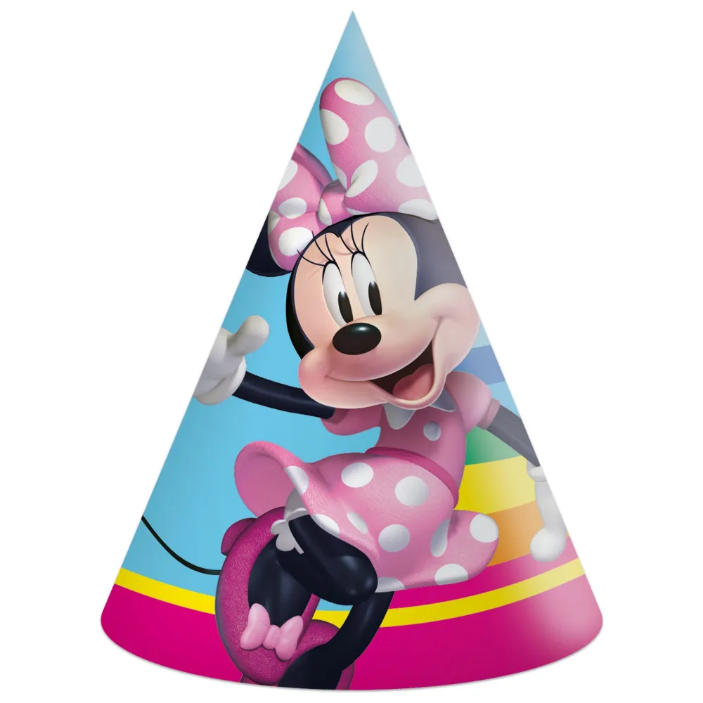 Set 6 Coifuri Petrecere Minnie Rainbow Makes Me Smile