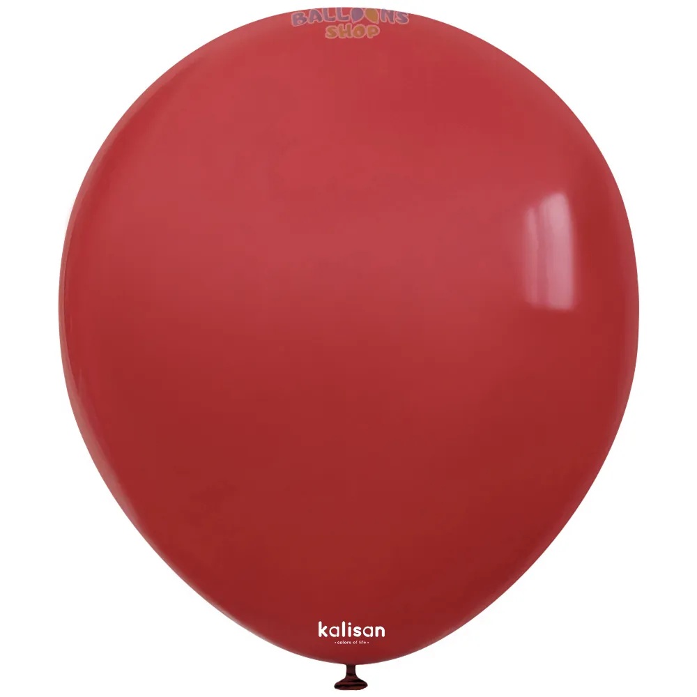 Baloane latex 30cm Deep Red Standard Kalisan 2352