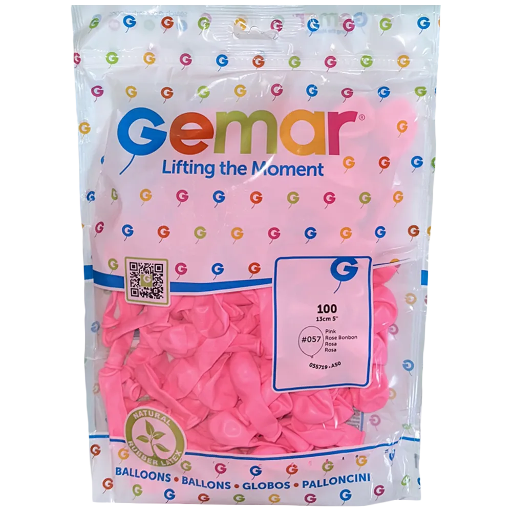 Baloane Latex 13cm Standard Roz  Bubble Gum A50.57