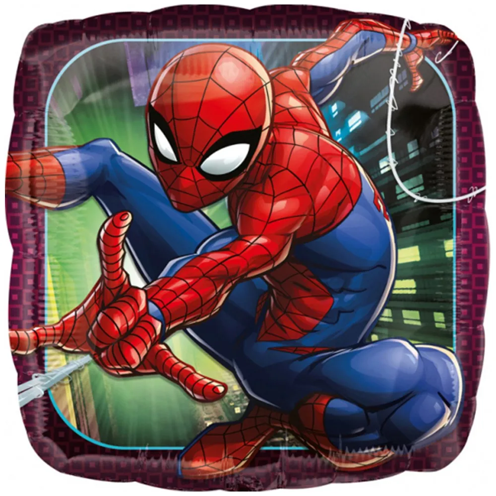 Balon Folie Patrat Spiderman Animated 43cm 34663