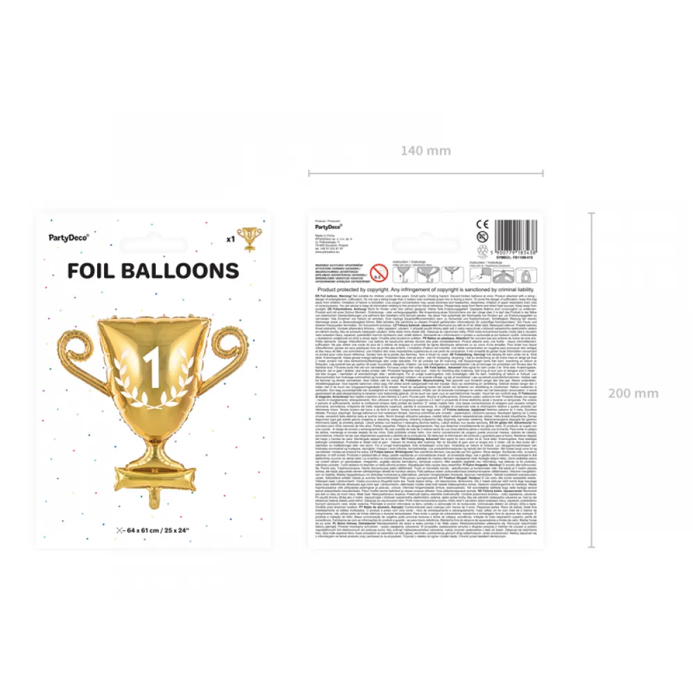 Balon Folie Cupa Nr 1 64x61 cm