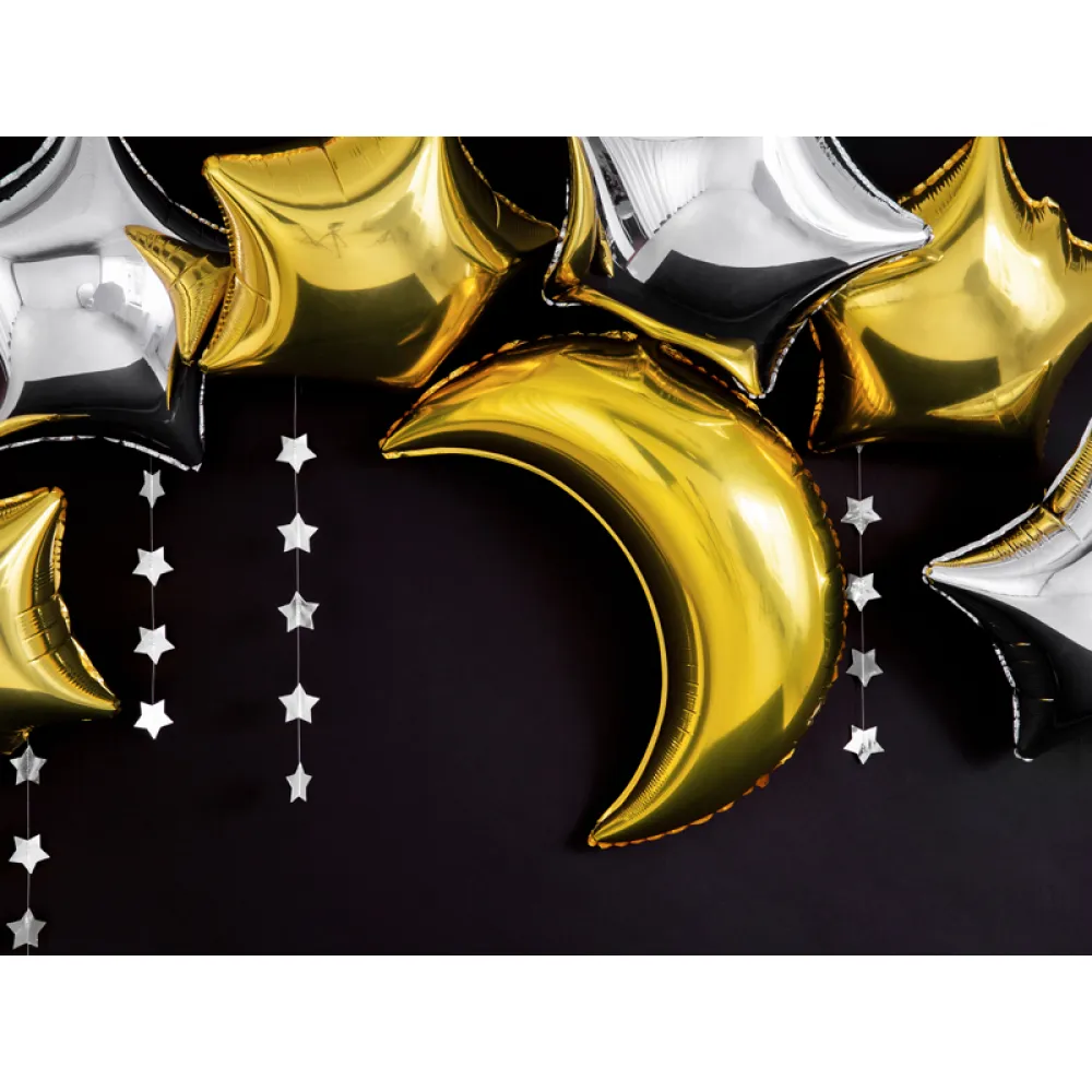 Balon Folie Figurina Semi-Luna Gold 60cm