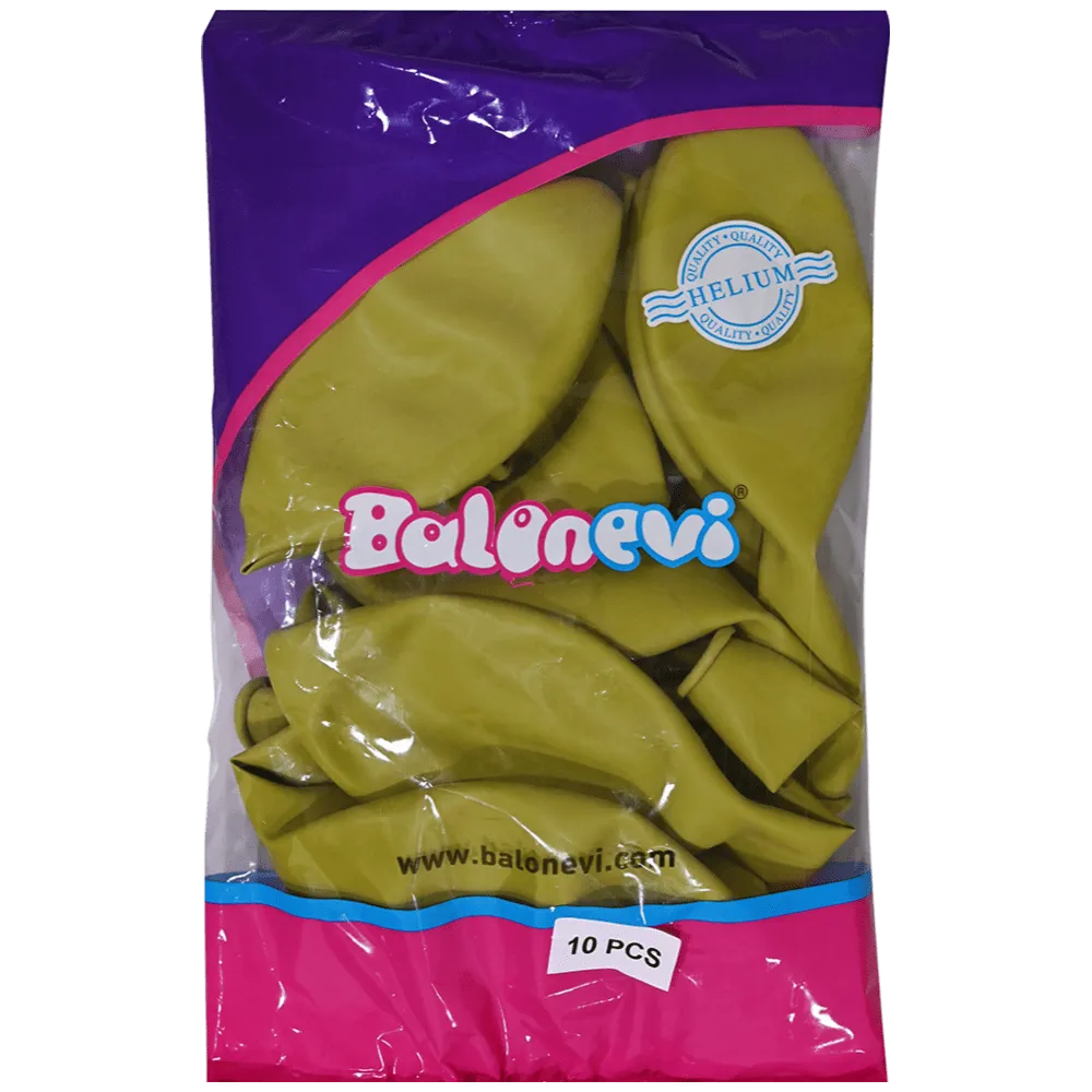 Balon Latex Jumbo 60cm Standard Olive -43