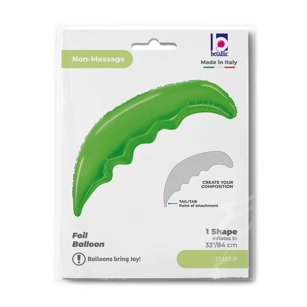 Balon Folie Figurina Frunza Palmier Lime Green 84cm 25457