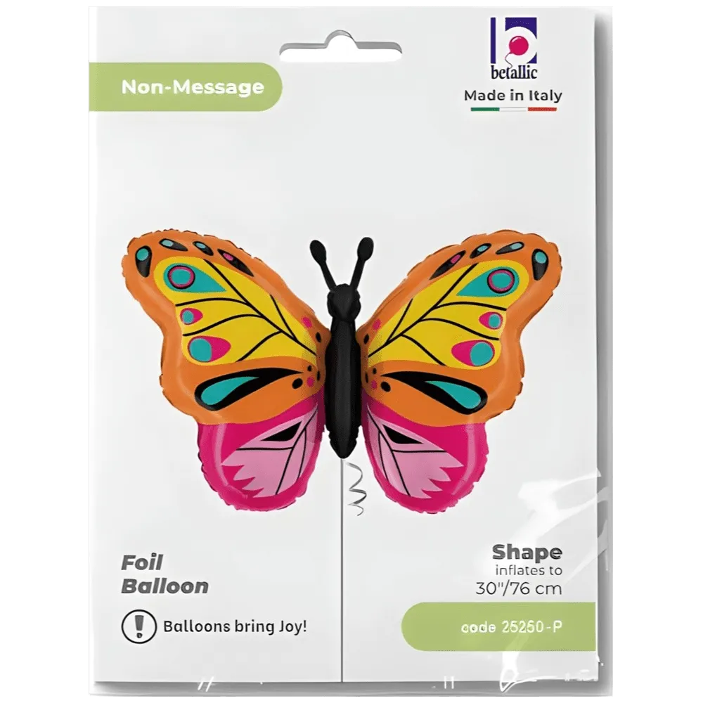 Balon Folie Figurina Fluture 76cm Grabo