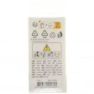 Lumanare Tort Cifra 2 Contur Argintiu 9cm