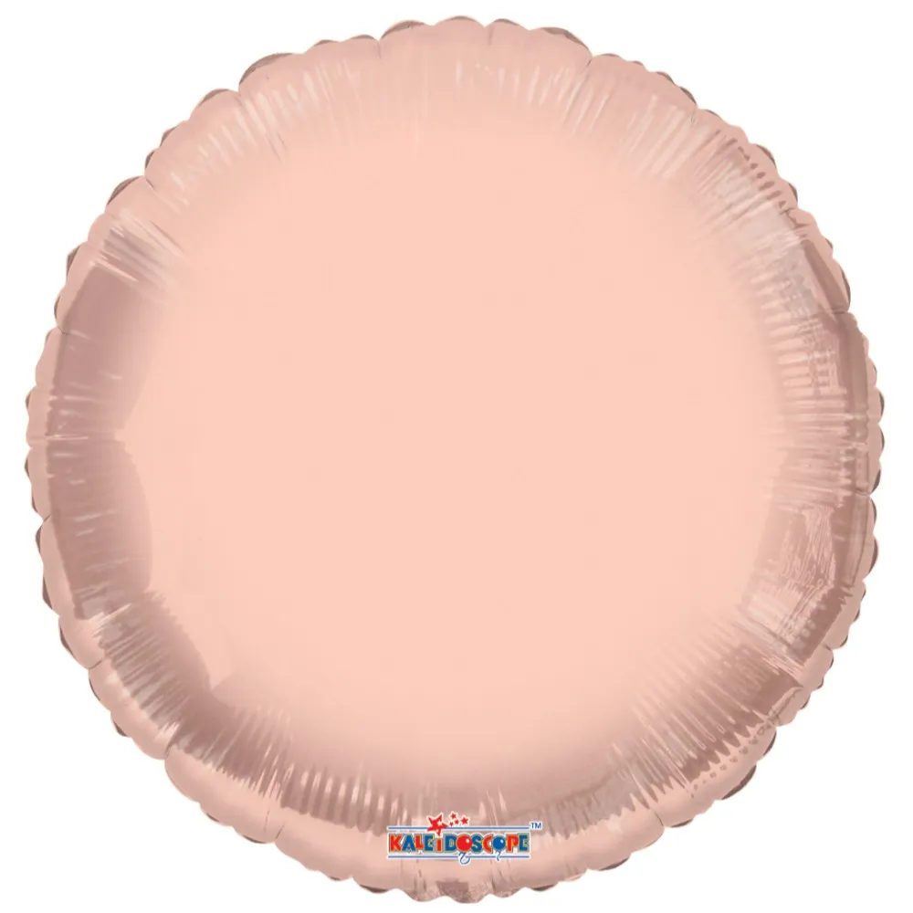 Balon folie 45 cm rotund rose-gold
