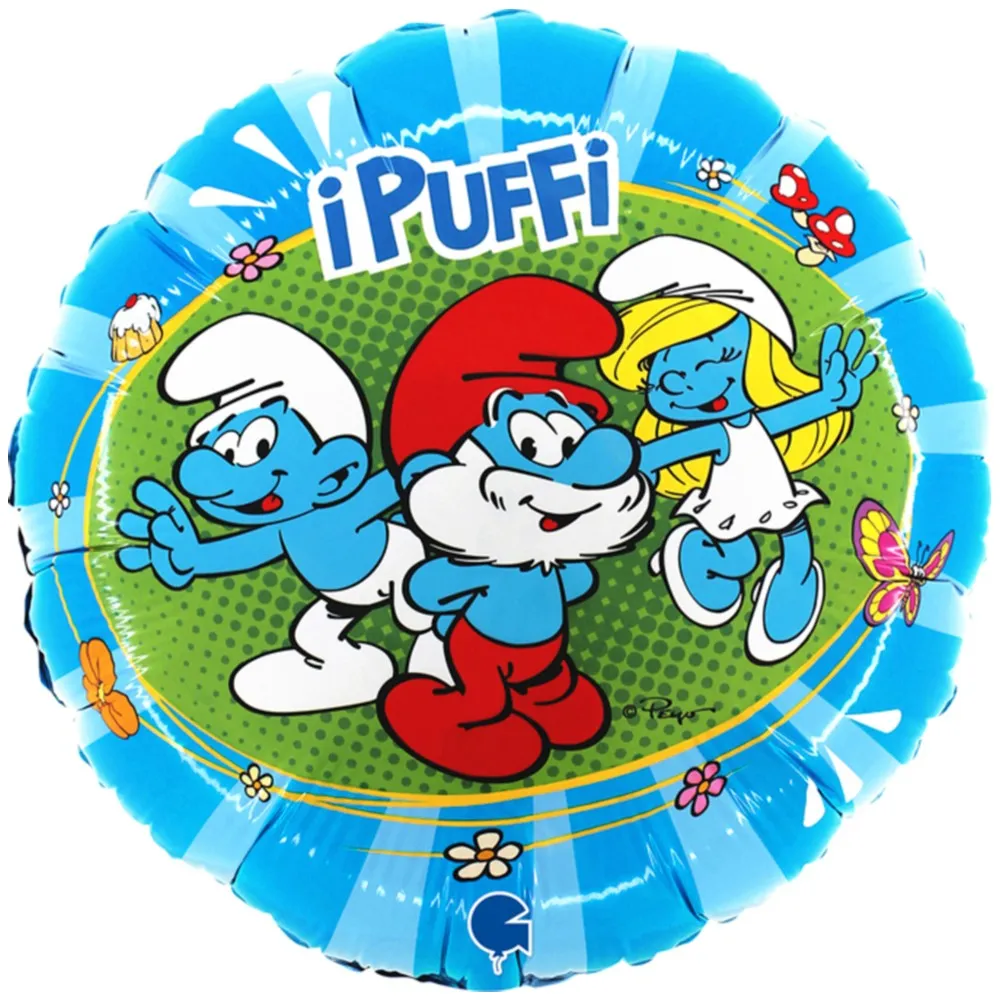 Balon Folie Strumfi 46 cm Grabo