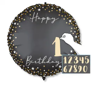 Balon Folie 46cm Milestone Personalizabil